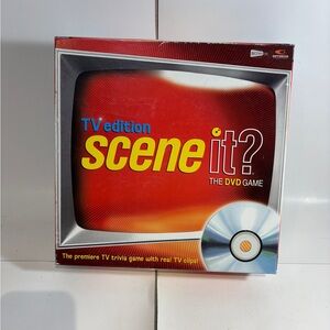 Scene It?  TV Edition The DVD Screen Life  2004  Family Fun Game - As Pictured